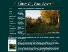 Tablet Screenshot of cityforest.bangorinfo.com